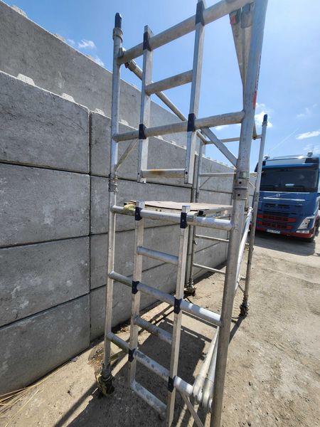 Rusztowanie Aluminiowe jezdne 3,60 m roboczego 90cmx 190cm - Thumbnail 3