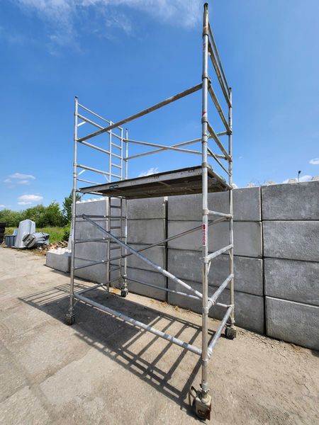 Rusztowanie Jezdne aluminiowe Eurotower  4,3 m roboczego 134x 245 cm - Photo 4