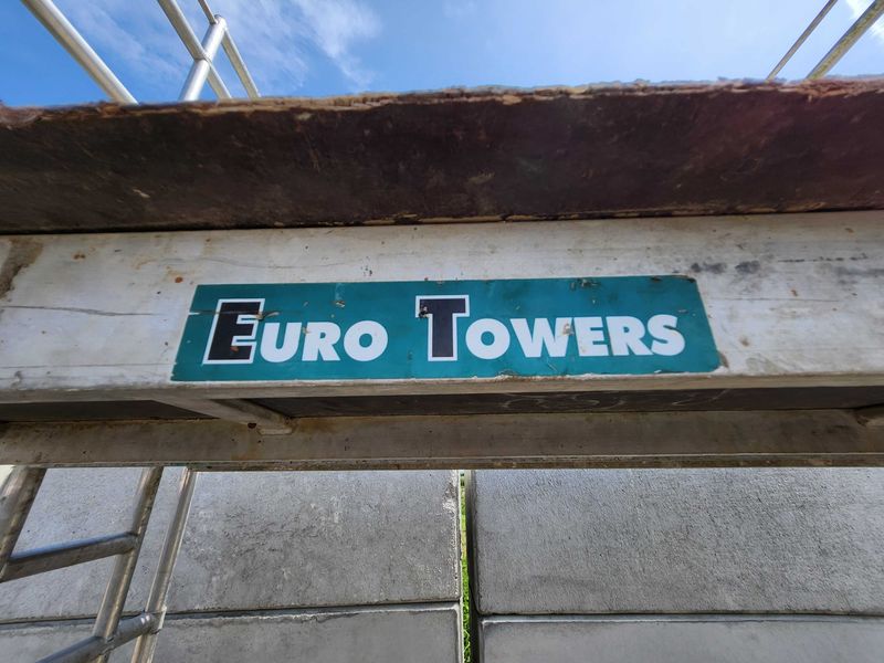 Rusztowanie Jezdne aluminiowe Eurotower  4,3 m roboczego 134x 245 cm - Thumbnail 5