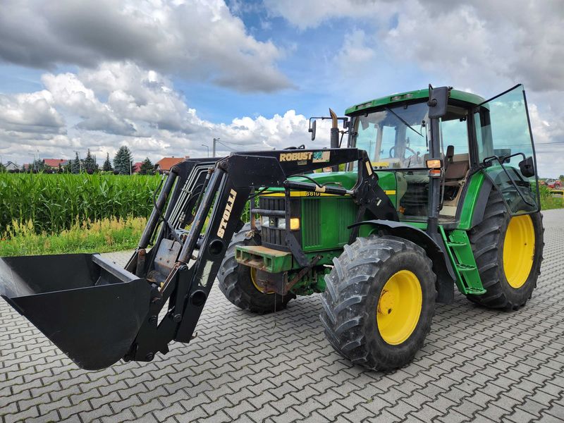 John Deere 6610 wraz z ładowaczem Stoll - 1999r - 114 km - Thumbnail 1