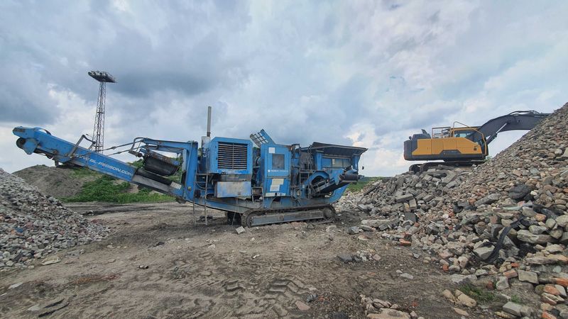 Usługi kruszarką Terex Pegson, Kruszenie Betonu, kamienia, cegły - Thumbnail 2