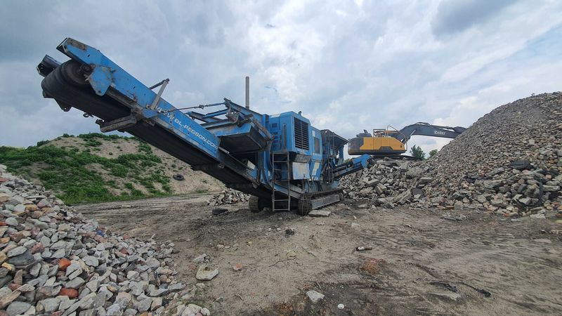 Usługi kruszarką Terex Pegson, Kruszenie Betonu, kamienia, cegły - Thumbnail 3