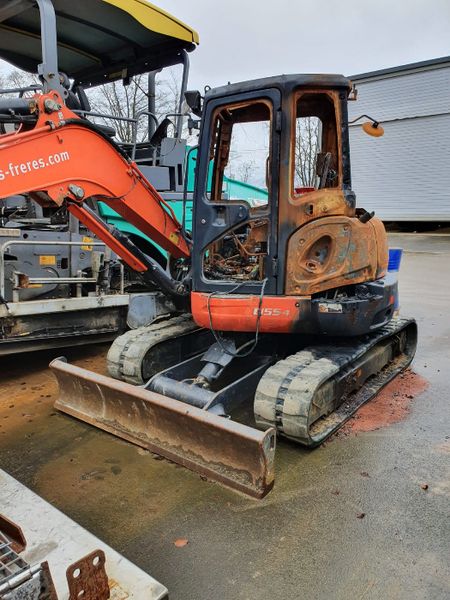 Koparka Kubota U55-4, części, demontaż, ramię, gąsienice - Photo 1