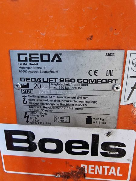 Drabina dekarska GEDA LIFT Comfort 250 kg - ZESTAW 15m, 2022 r - Thumbnail 2