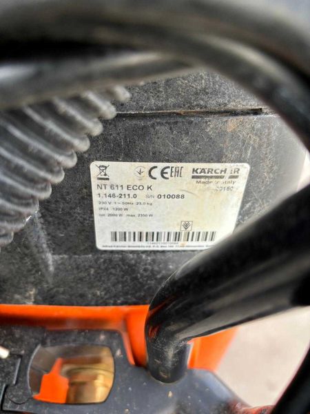 Odkurzacz przemysłowy do brudnej wody Karcher NT611 ECO  K - Thumbnail 3